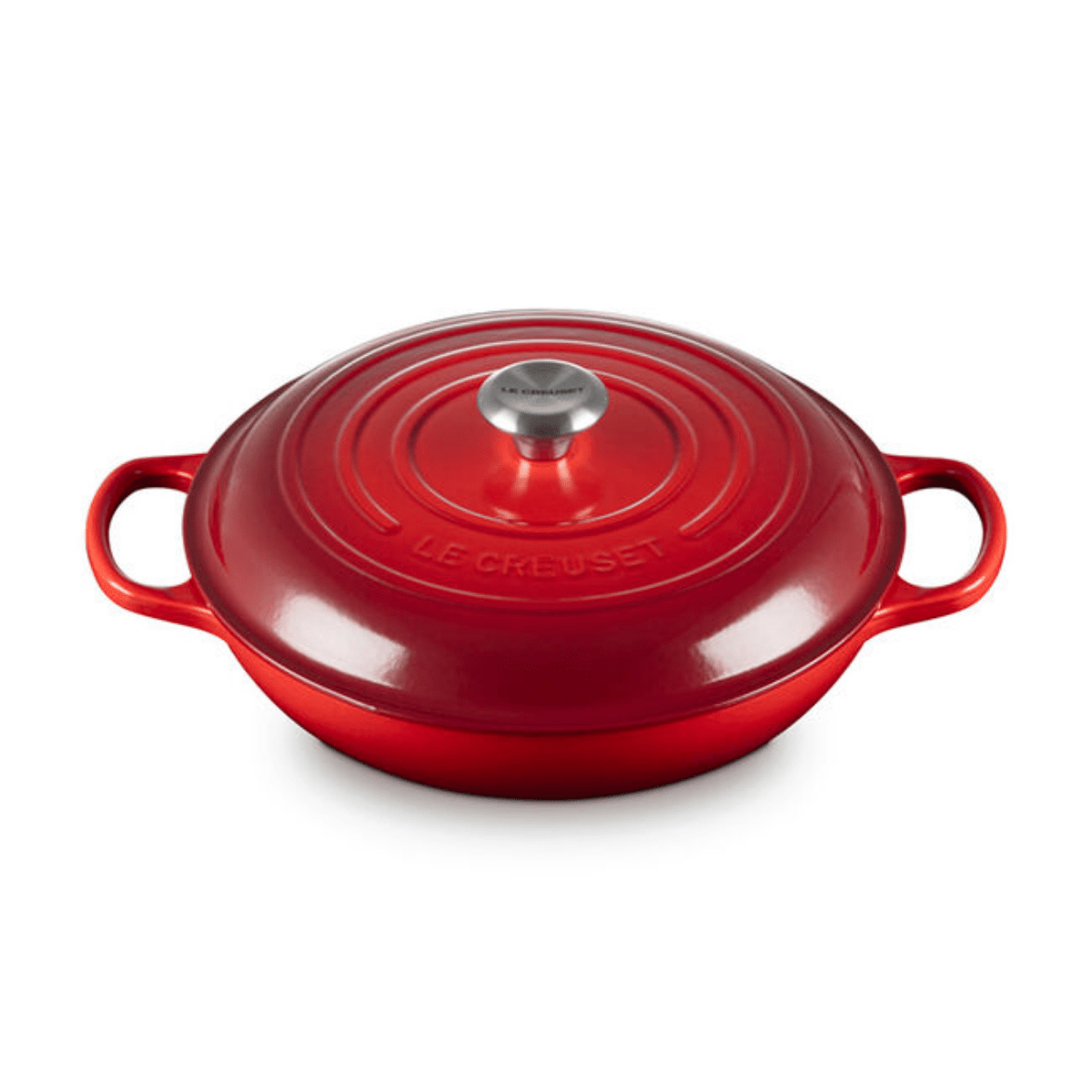 Le Creuset Signature Cast-Iron Braiser 3.5L, Cerise