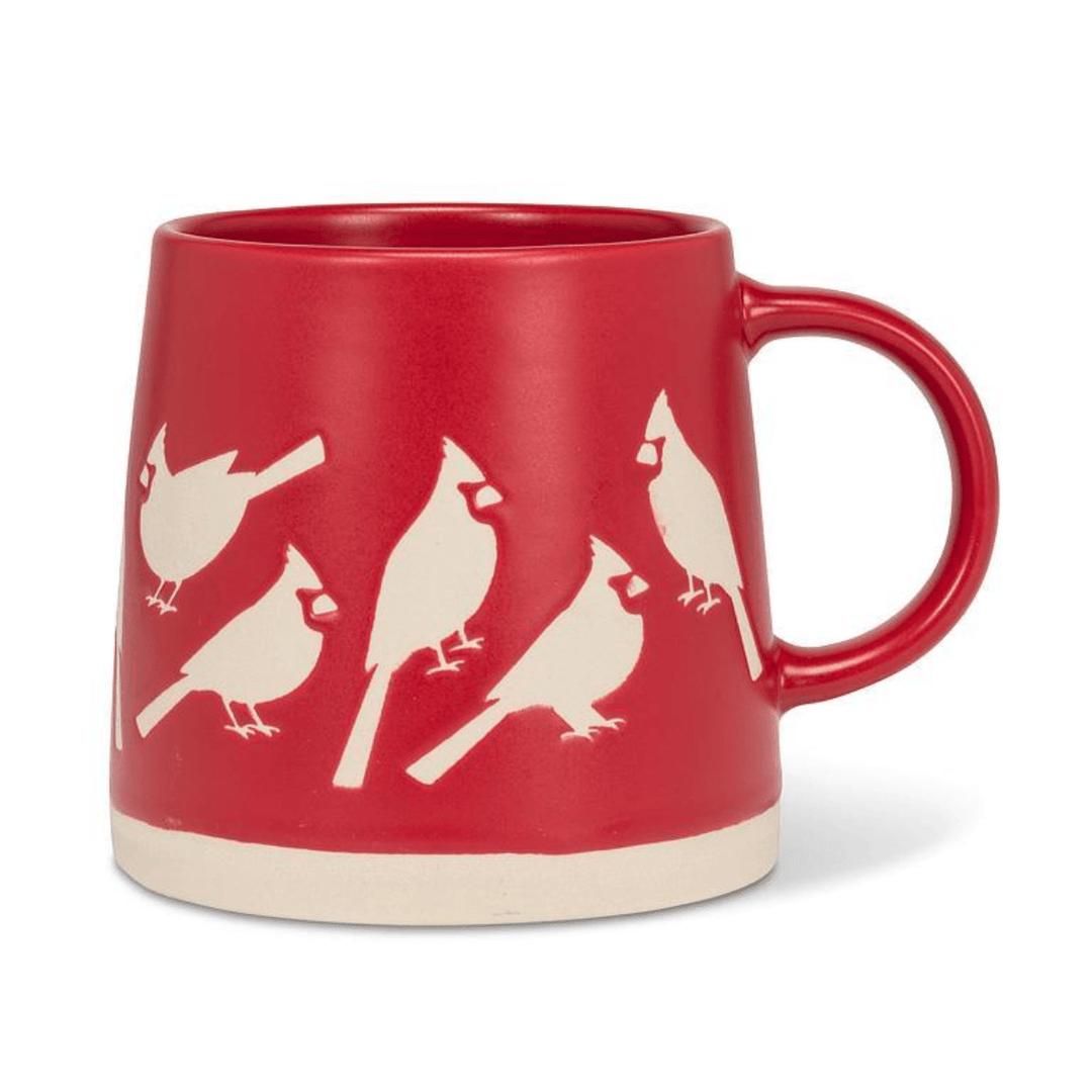 Abbott festive Red Cardinals Mug, 14oz.