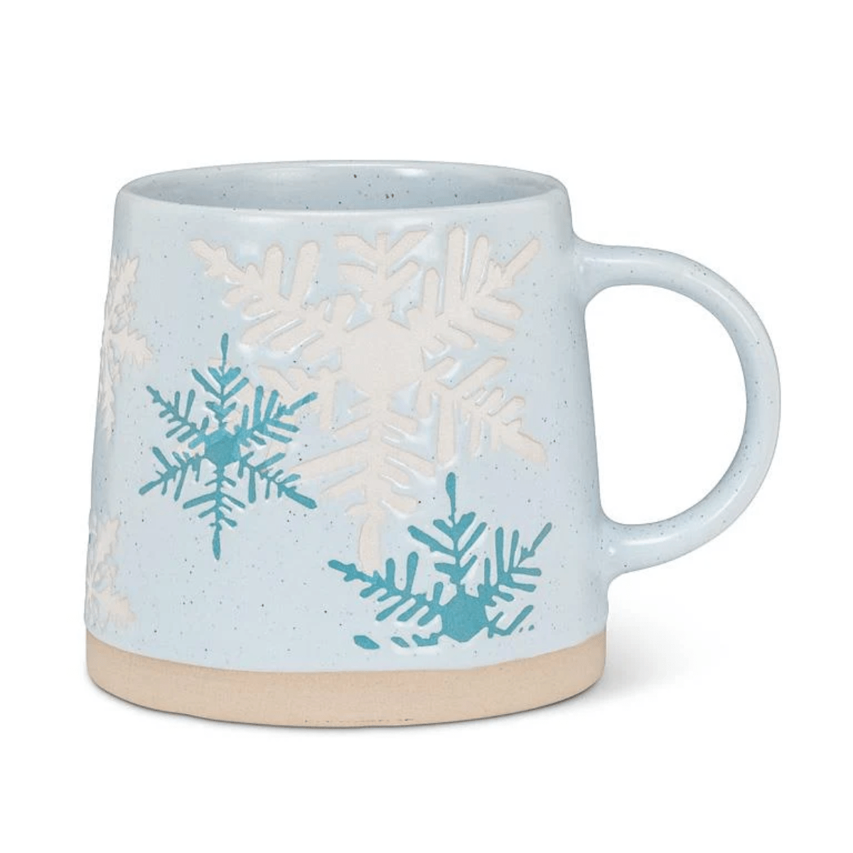 Abbott Blue & White Snowflake Mug 14oz.
