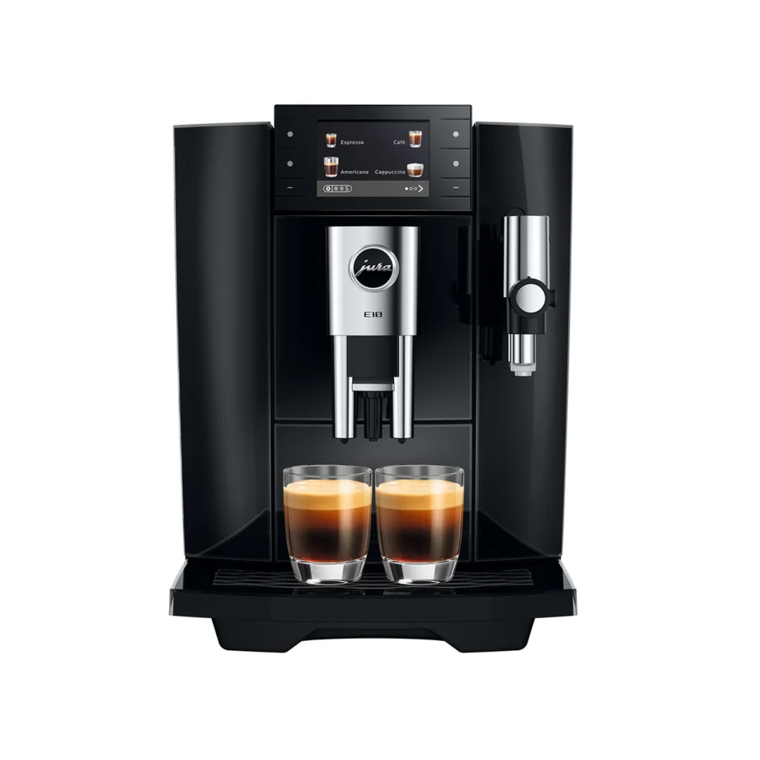 Jura E10 Automatic Espresso Machine, Cosmic Black 