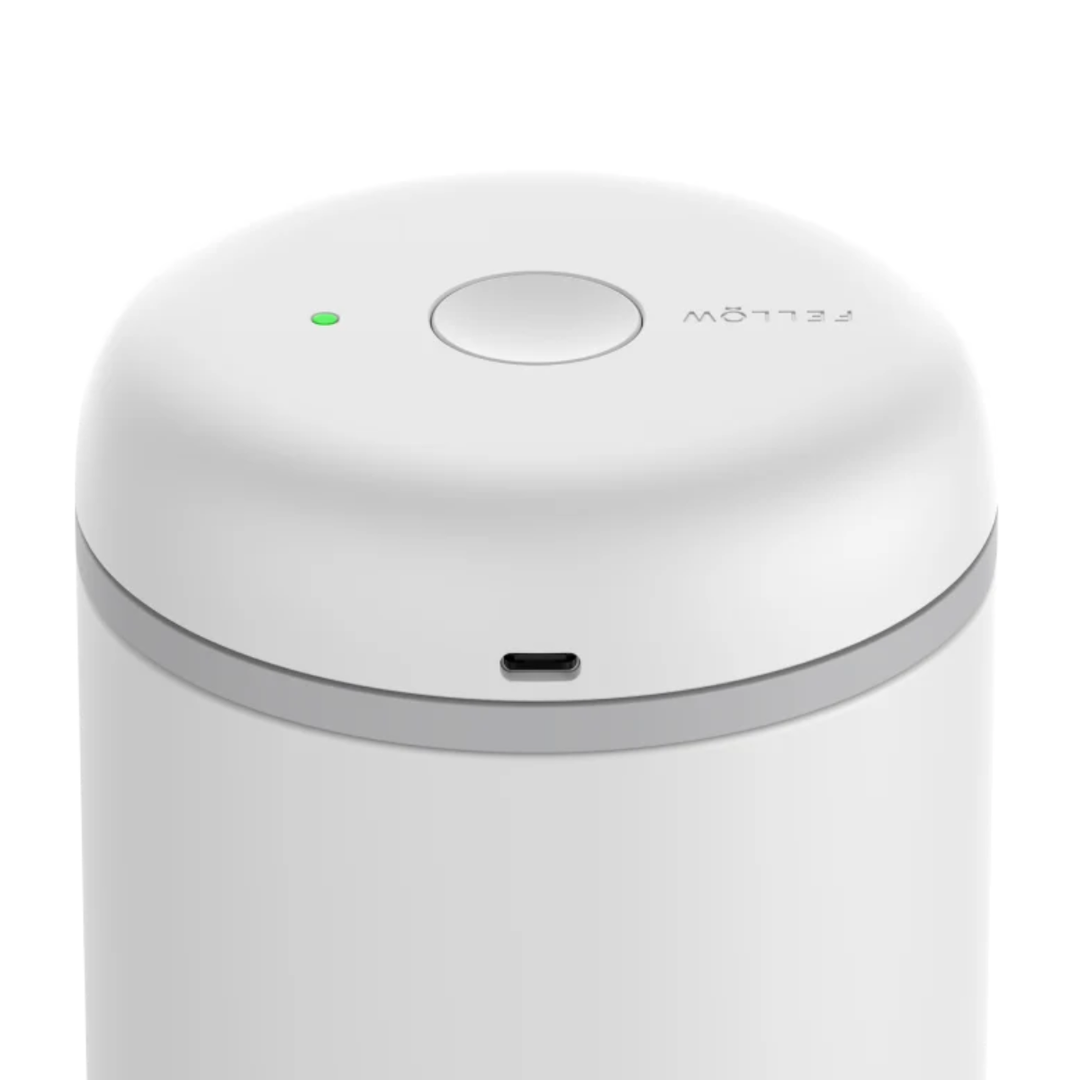 Fellow Atmos Electric Vacuum Cannister, Matte White 1.2L (16oz / 450g)