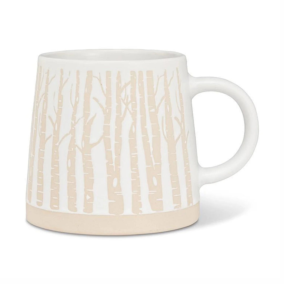 Abbott Birch Trees Holiday Mug, 14 oz.