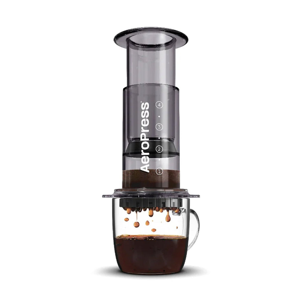 AeroPress Coffee & Espresso Maker - Clear Black