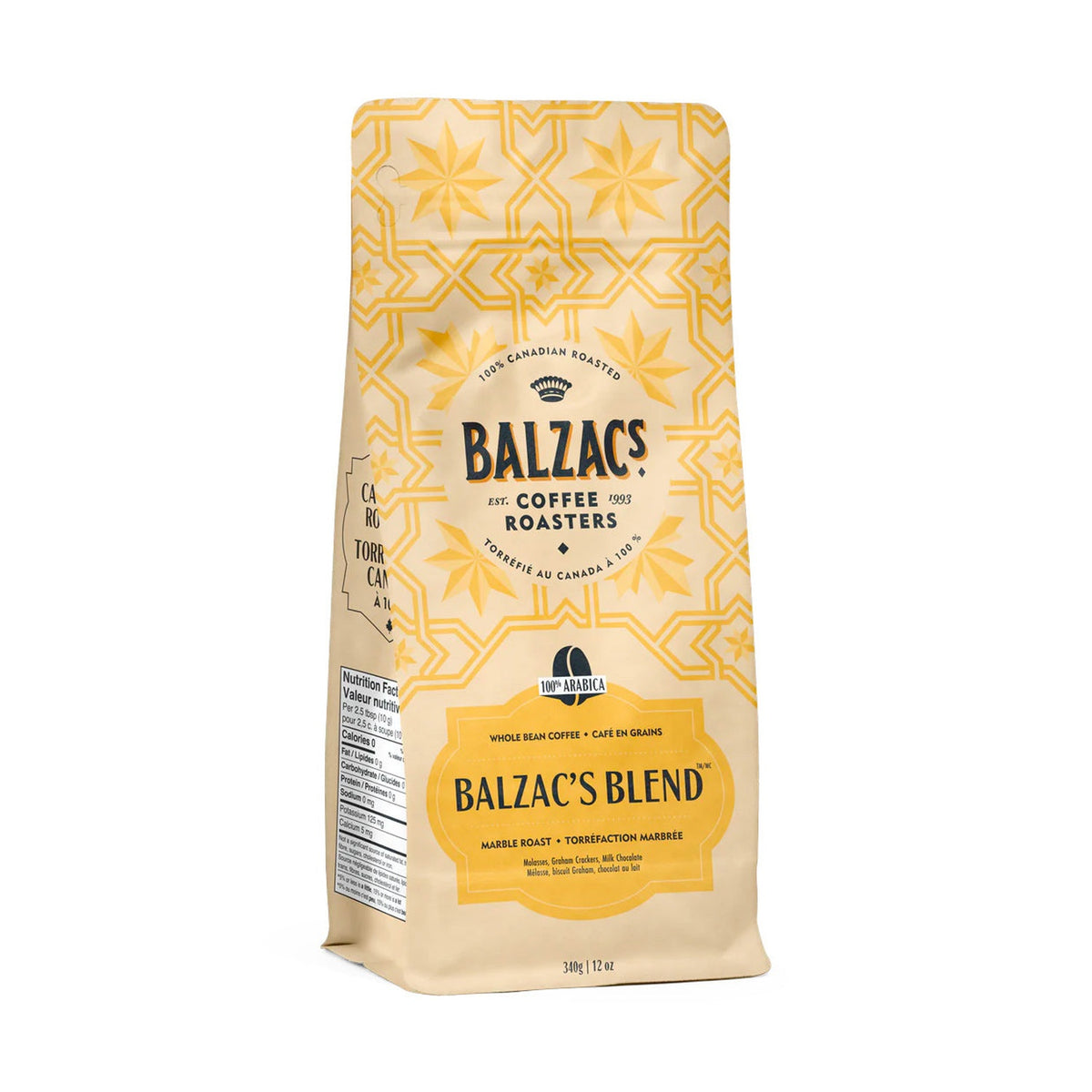 Balzac's Coffee Roasters Balzac's Blend Whole Bean Coffee, 12oz