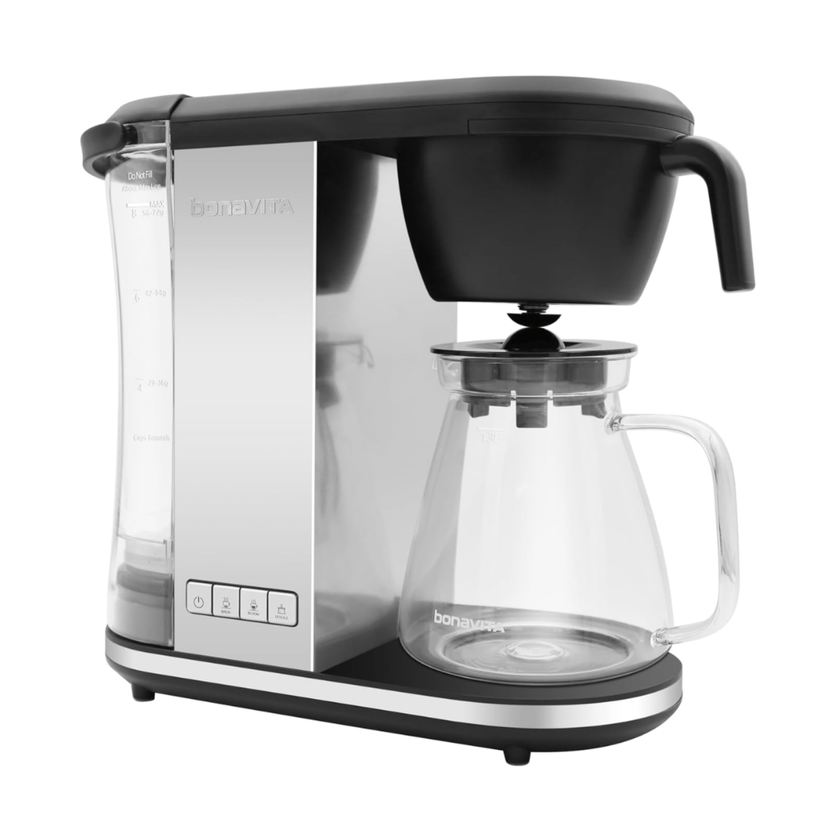Bonavita Enthusiast 8-Cup Coffee Maker, Glass Carafe #BV2201GS