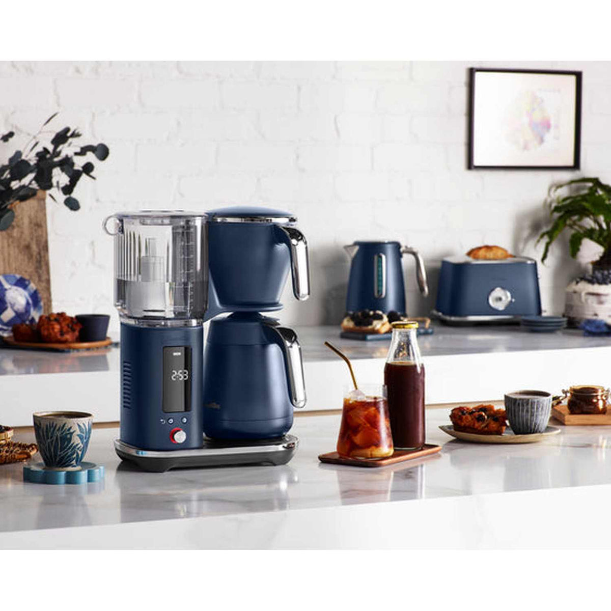 Breville Luxe Precision Brewer Damson Blue, Thermal Carafe, #BDC465DBL1BNA1