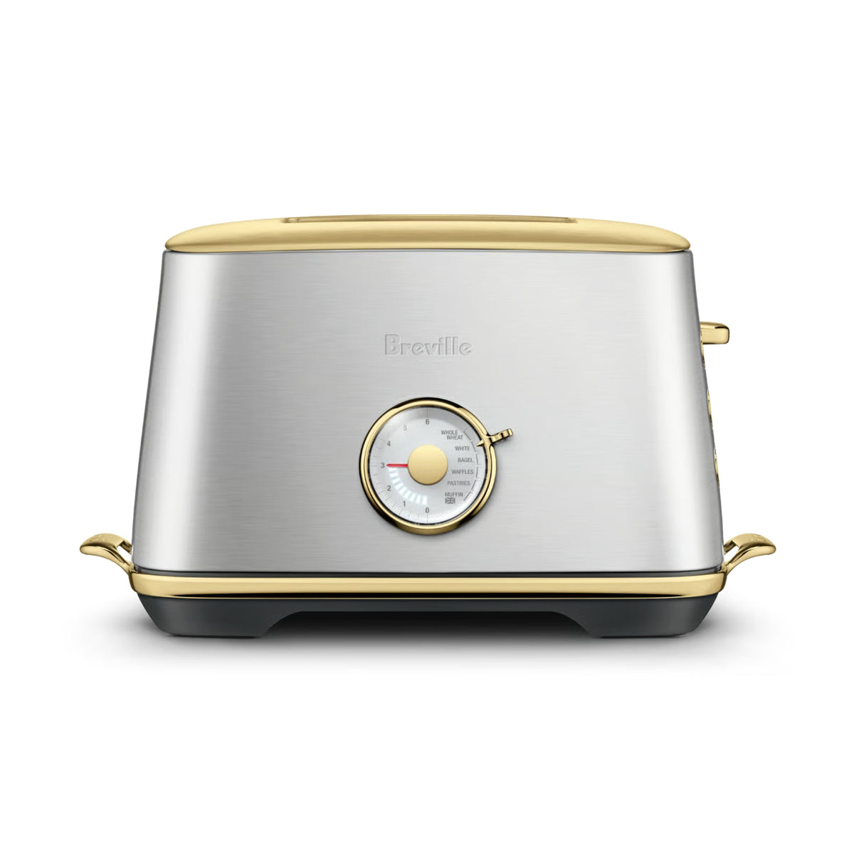 Breville The Toast Select Luxe Toaster, Brushed Steel Brass #BTA735BSB