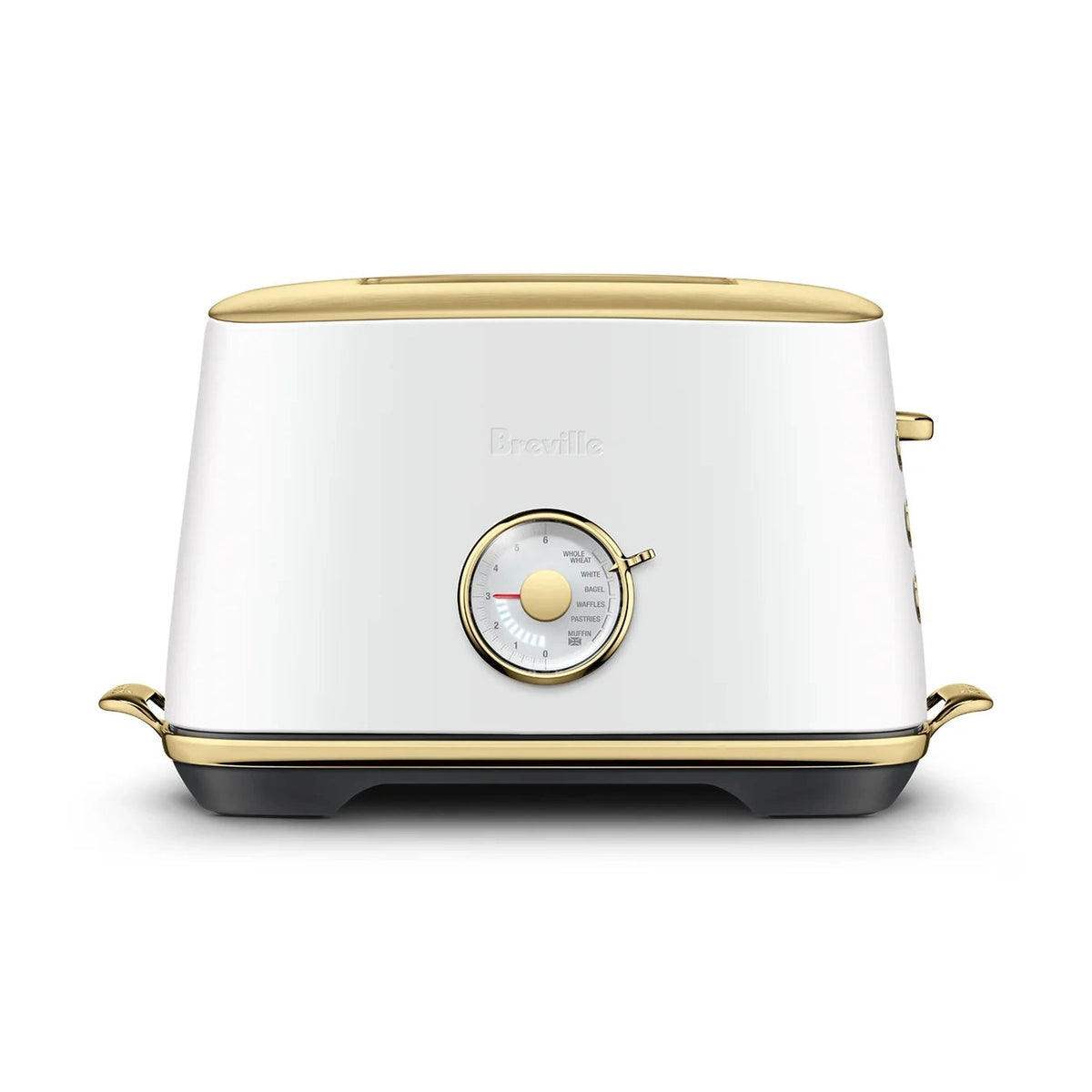 Breville The Toast Select Luxe Toaster, Sea Salt Brass #BTA735SSB