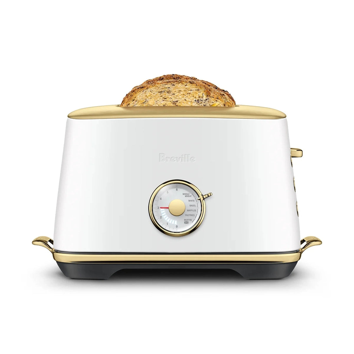 Breville The Toast Select Luxe Toaster, Sea Salt Brass #BTA735SSB