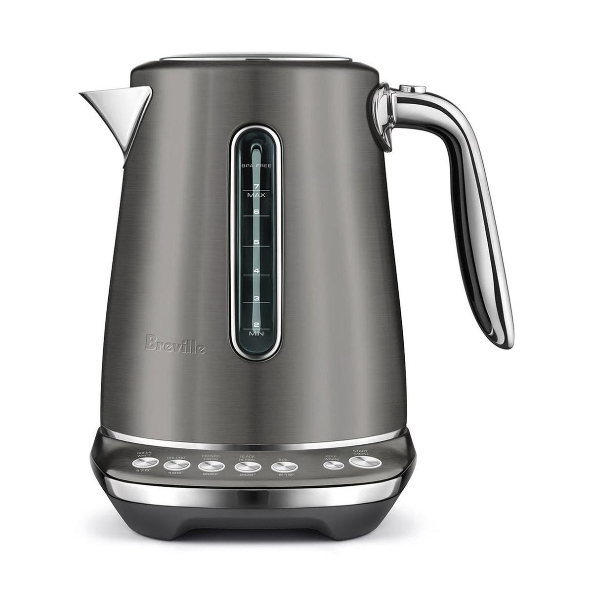 Breville the Smart Kettle Luxe, Black Stainless Steel #BKE845BST