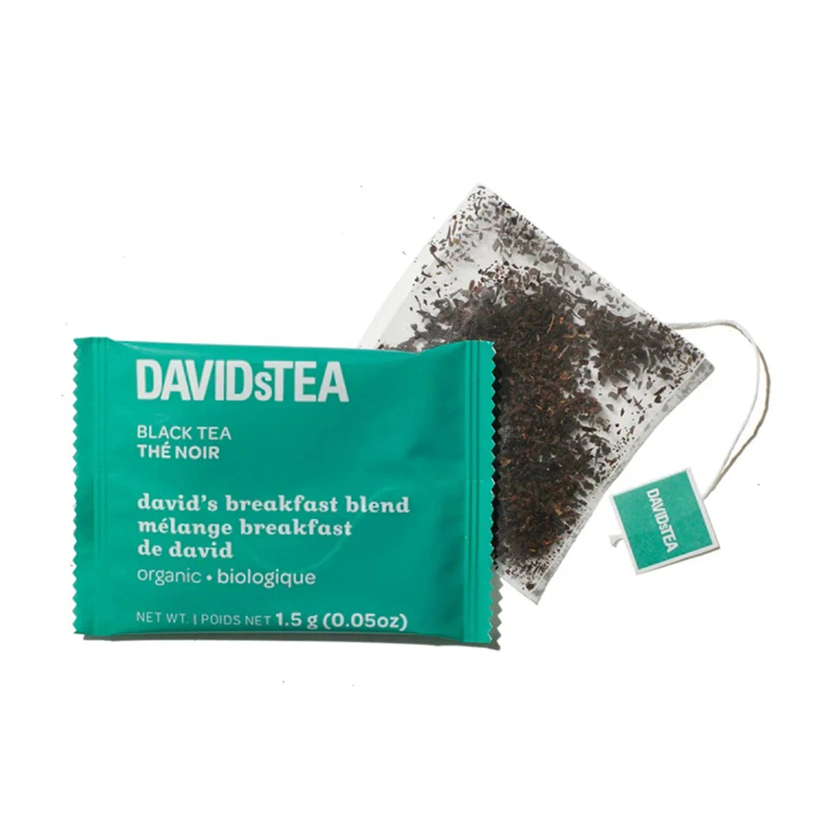 DavidsTea David's Organic Breakfast Blend Filterbag Tea, 12 Pack