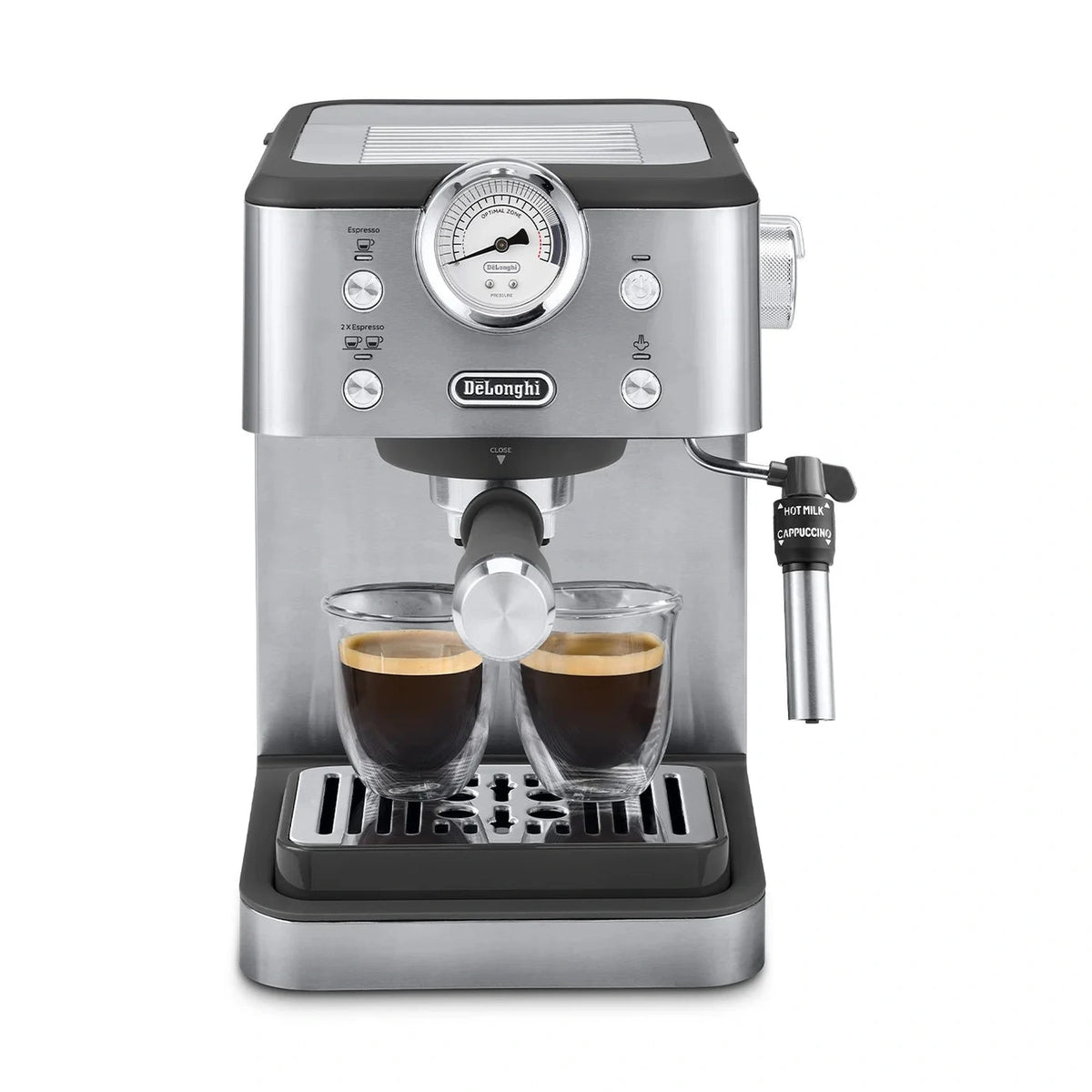 Delonghi Classic Espresso Machine, Metal #EM450M