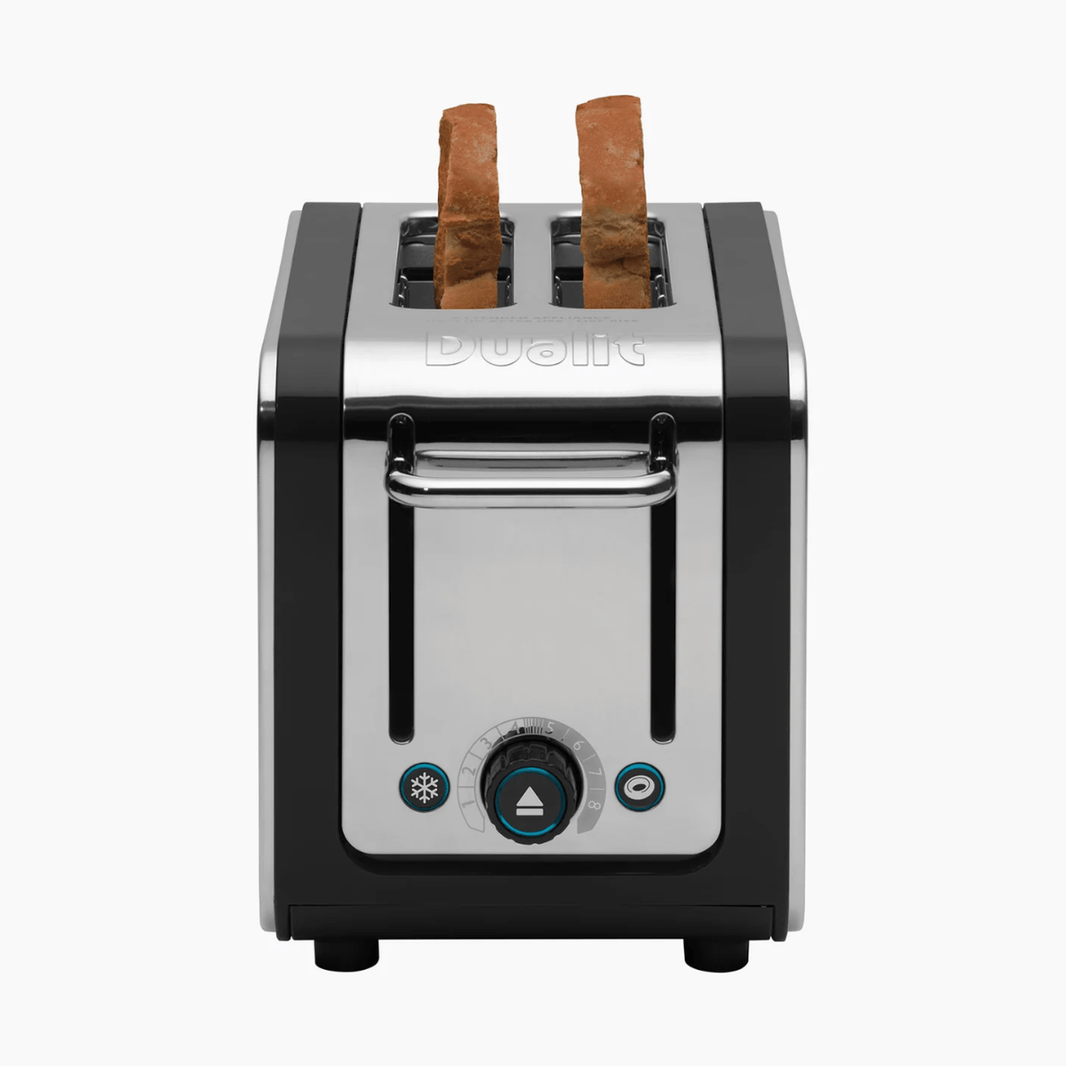 Dualit Design Toaster 2-Slot, Chrome & Black #26555
