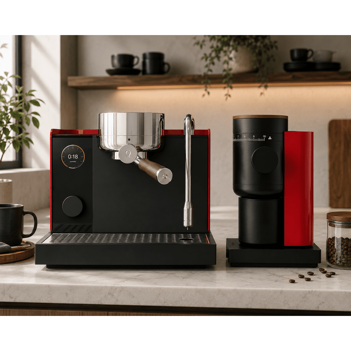 Fellow Series 1 & Opus 2 Grinder Red