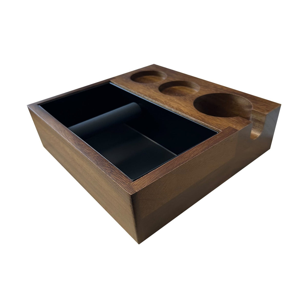 I.XXI Knock Box & Accessory Station, Walnut