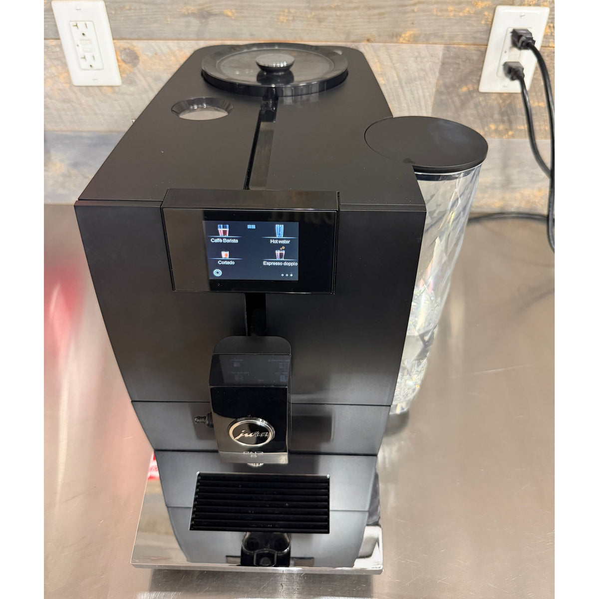 RETURN | Jura ENA 8 Automatic Espresso Machine, Full Metropolitan Black #15496