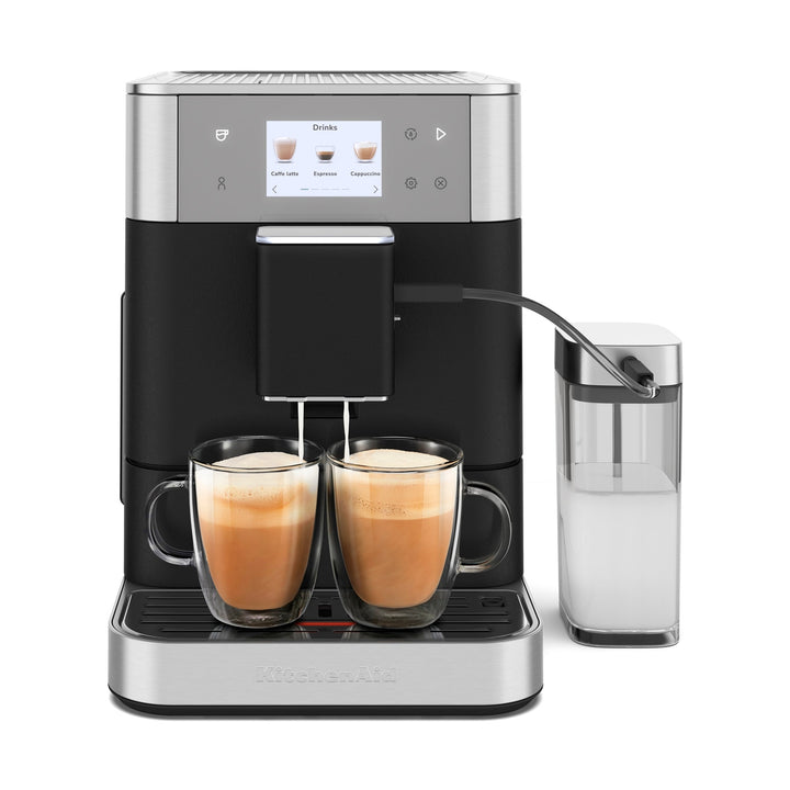 KitchenAid KF7 Fully Automatic Espresso Machine, Cast Iron Black 