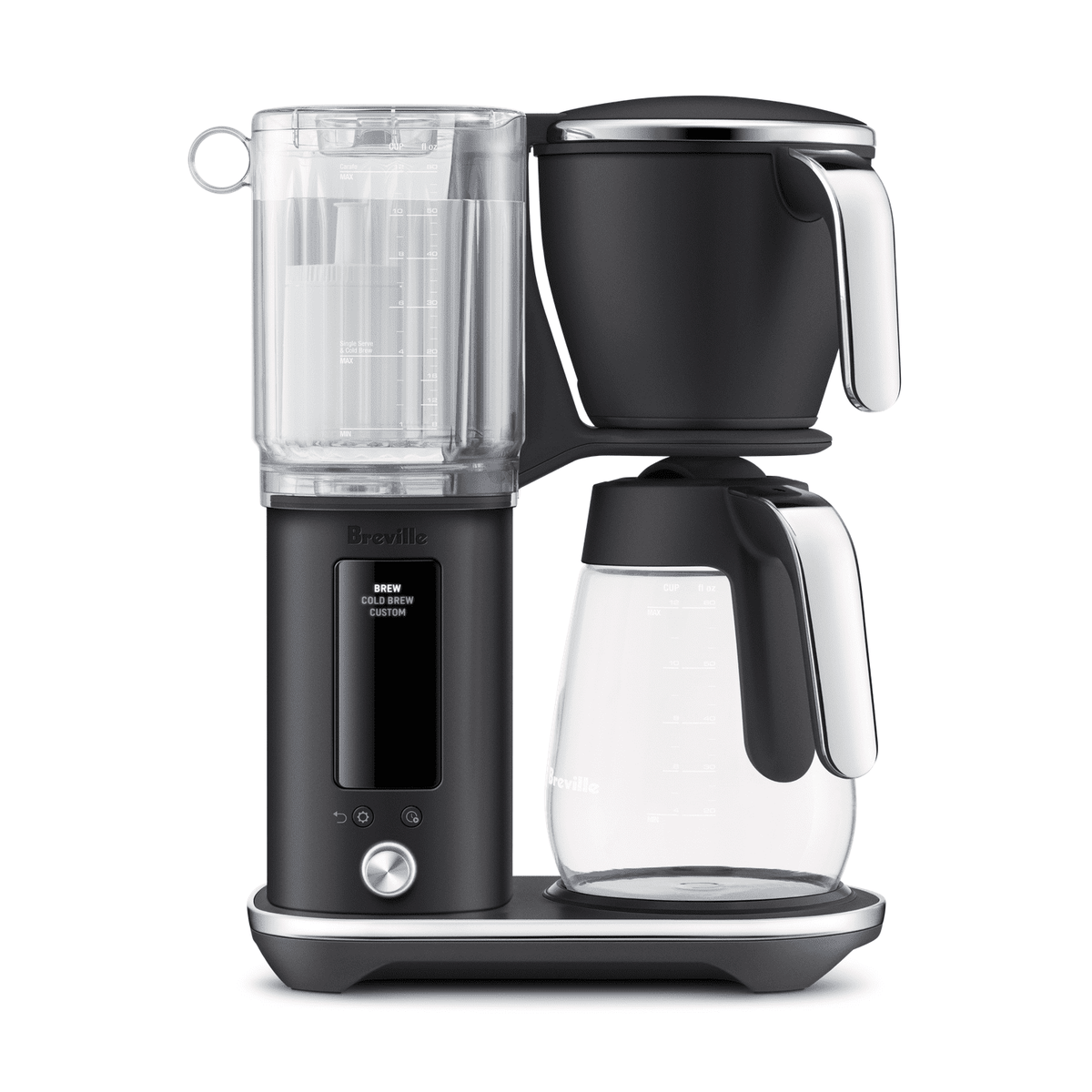 OPEN BOX | Breville Luxe Precision Brewer Black Truffle, Glass Carafe #BDC415BTR1BNA1