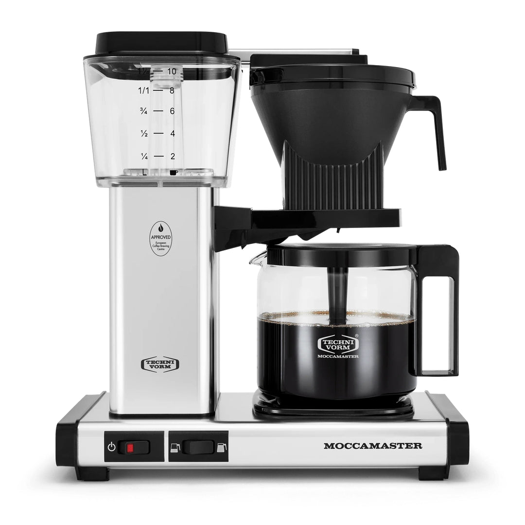 OPEN BOX | Technivorm Moccamaster KBGV Select Coffee Maker, Polished Silver 