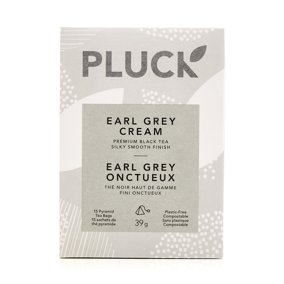 Pluck Tea Earl Grey Cream Filterbag Tea, 15 Pack
