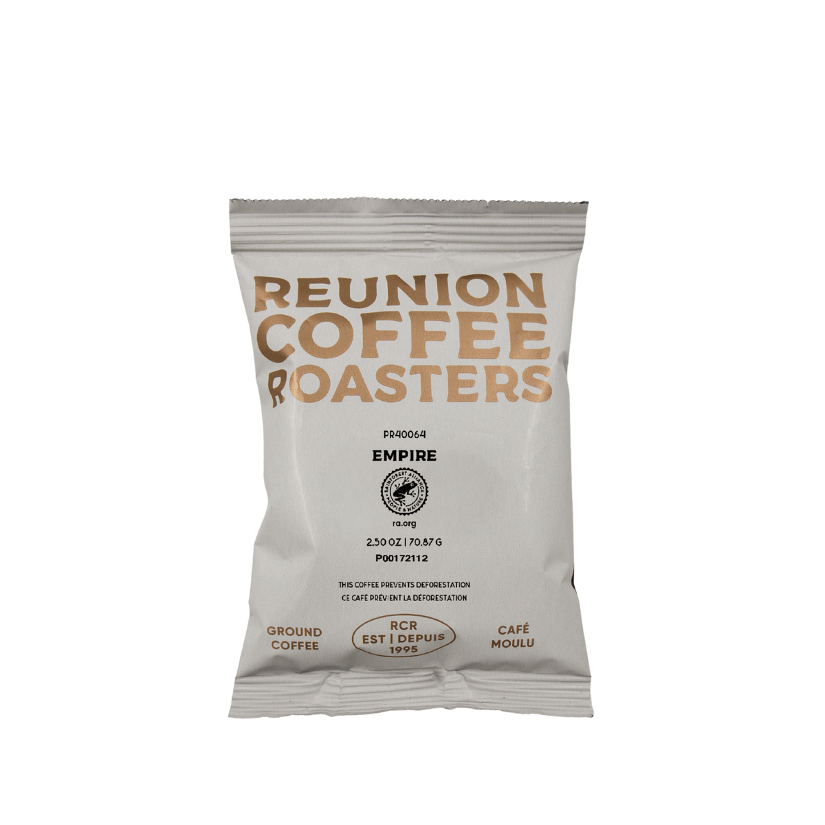 Reunion Coffee Roasters Empire French Fraction Packs, 24 x 2.5 oz