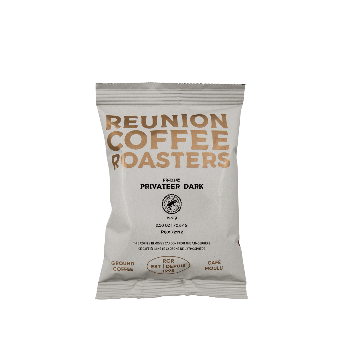Reunion Coffee Roasters Privateer Coffee Fraction Packs, 24 x 2.5 oz