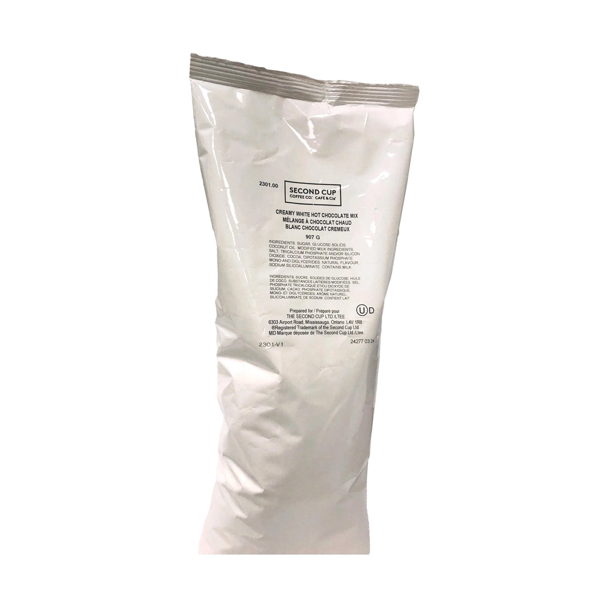 Second Cup White Hot Chocolate Mix, 907g