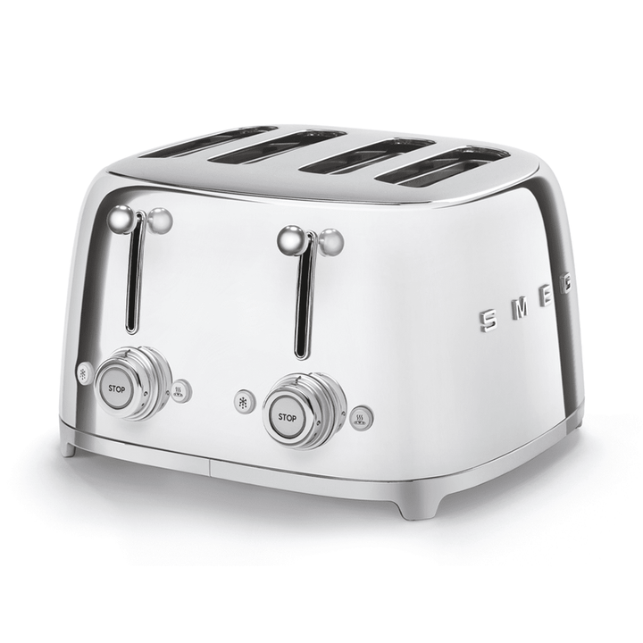 Smeg 4-Slot Toaster, Chrome 