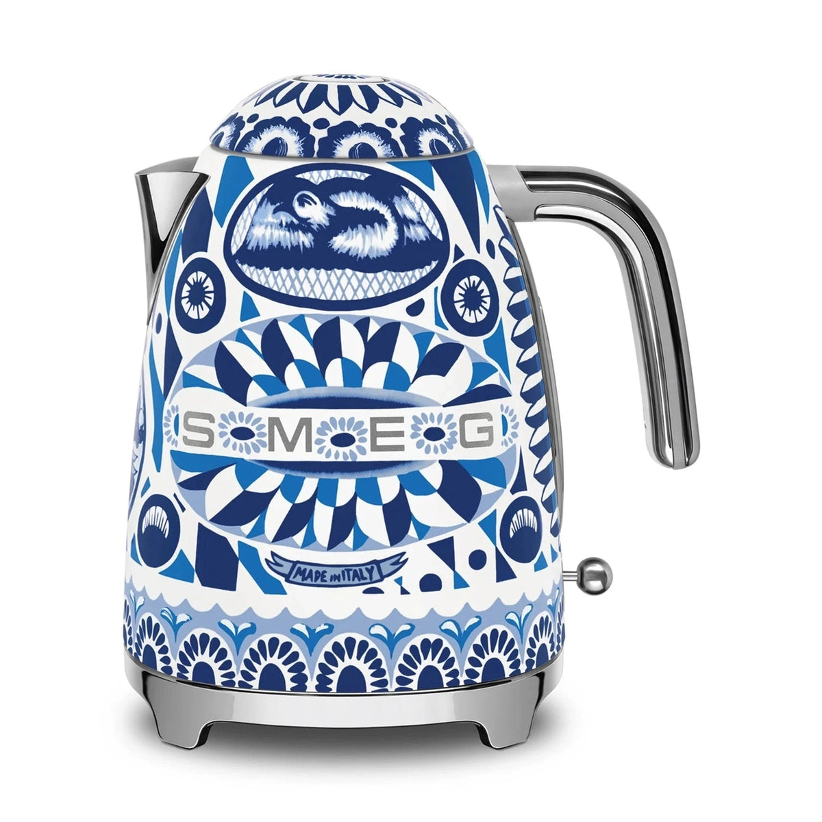 Smeg Dolce&Gabbana Electric Tea Kettle, Blu Mediterraneo #KLF03DGBUS