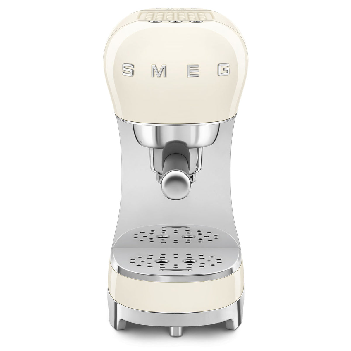 Smeg Espresso Machine With No Milk Wand - Cream #ECF00CRUS