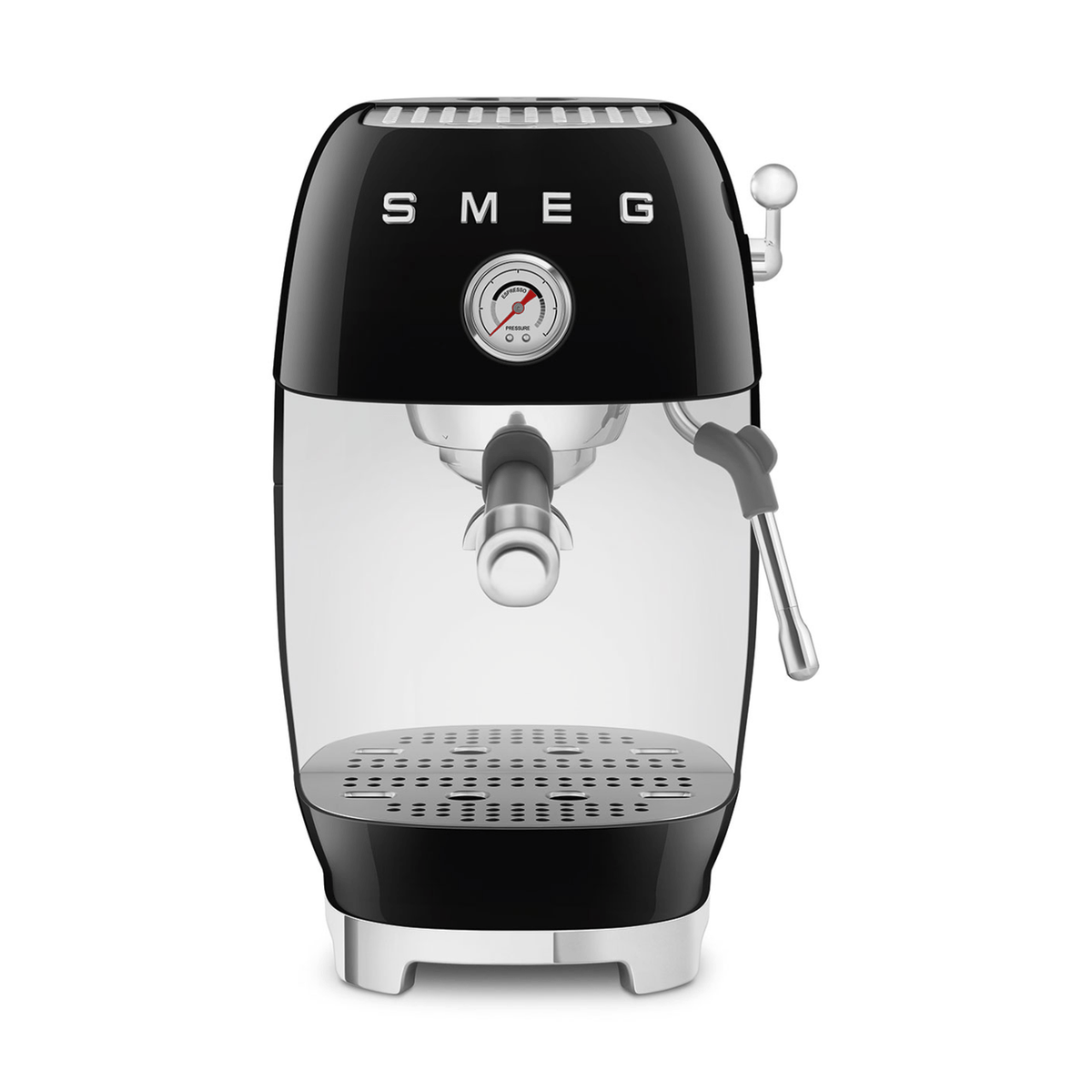 Smeg Manual Espresso Coffee Machine With Cold Brew, Black #ECF03BLUS