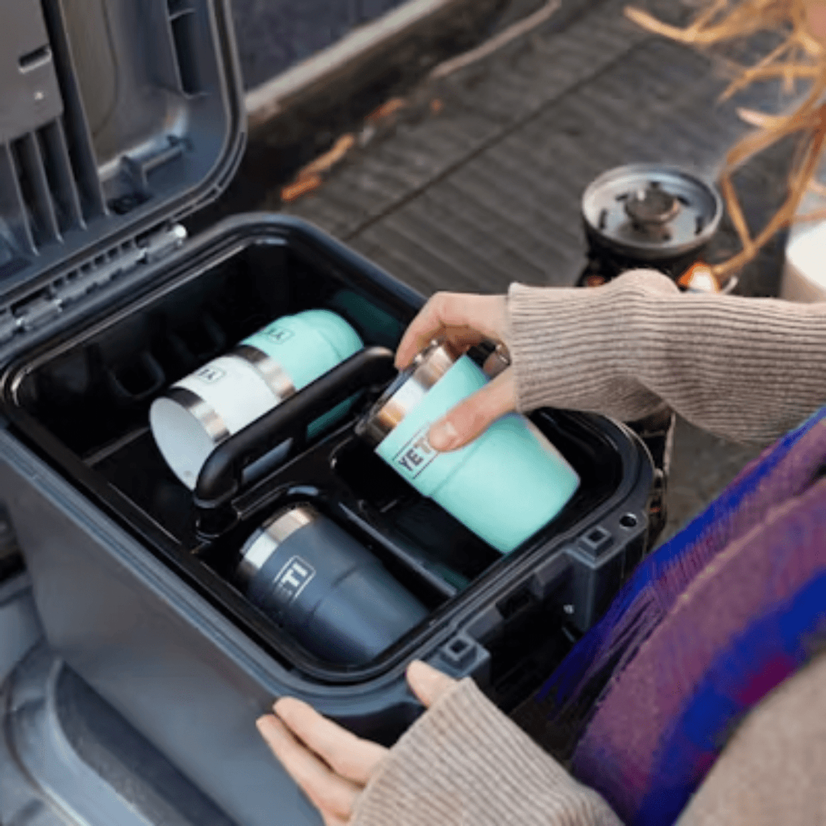 YETI Rambler 8 oz Ceramic Lined Stackable Cup, Seafoam