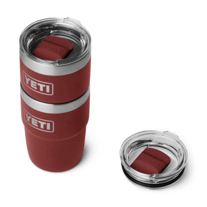 YETI Rambler 8 oz Ceramic Lined Stackable Cup, Stag Red