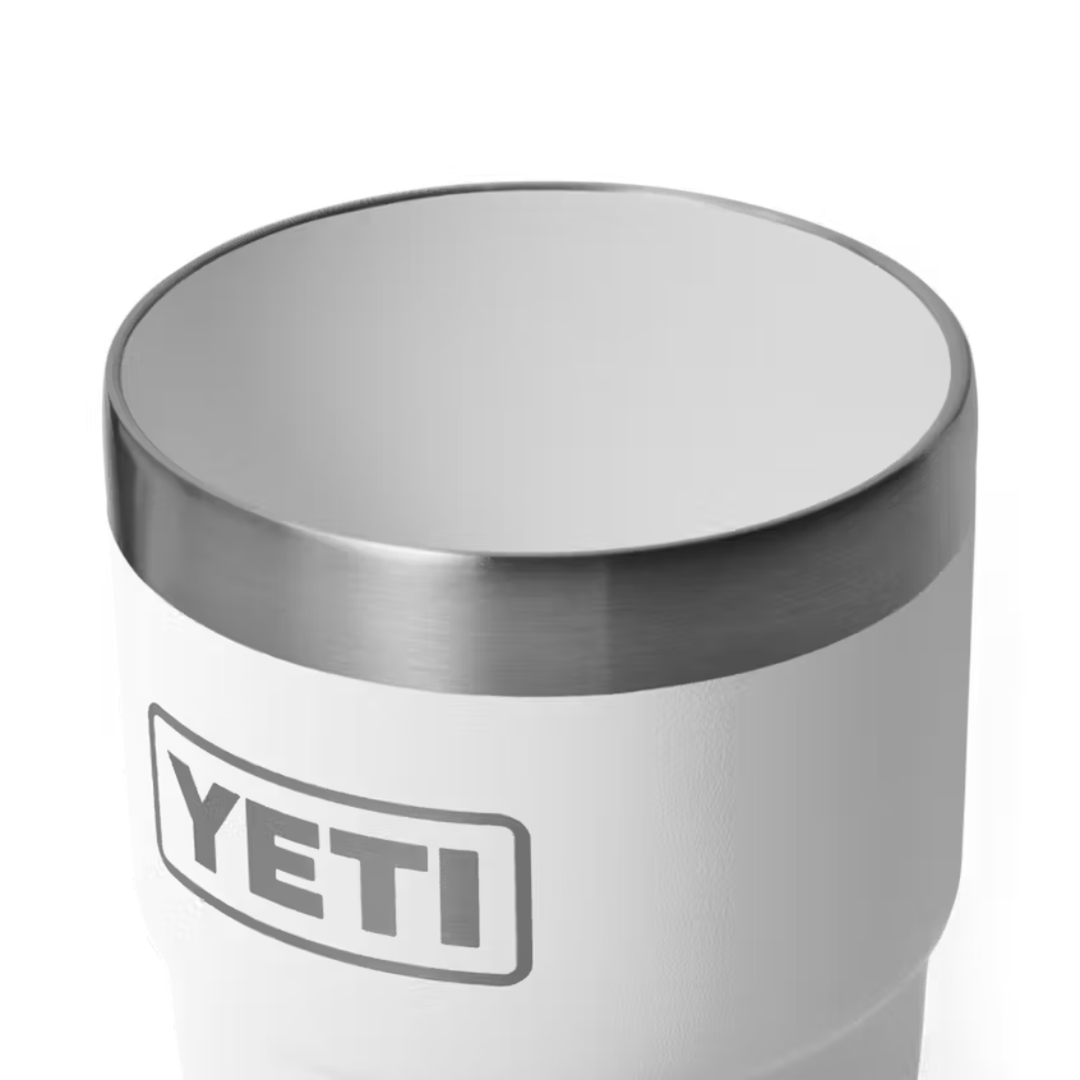 YETI Rambler 8 oz Ceramic Lined Stackable Cup, White