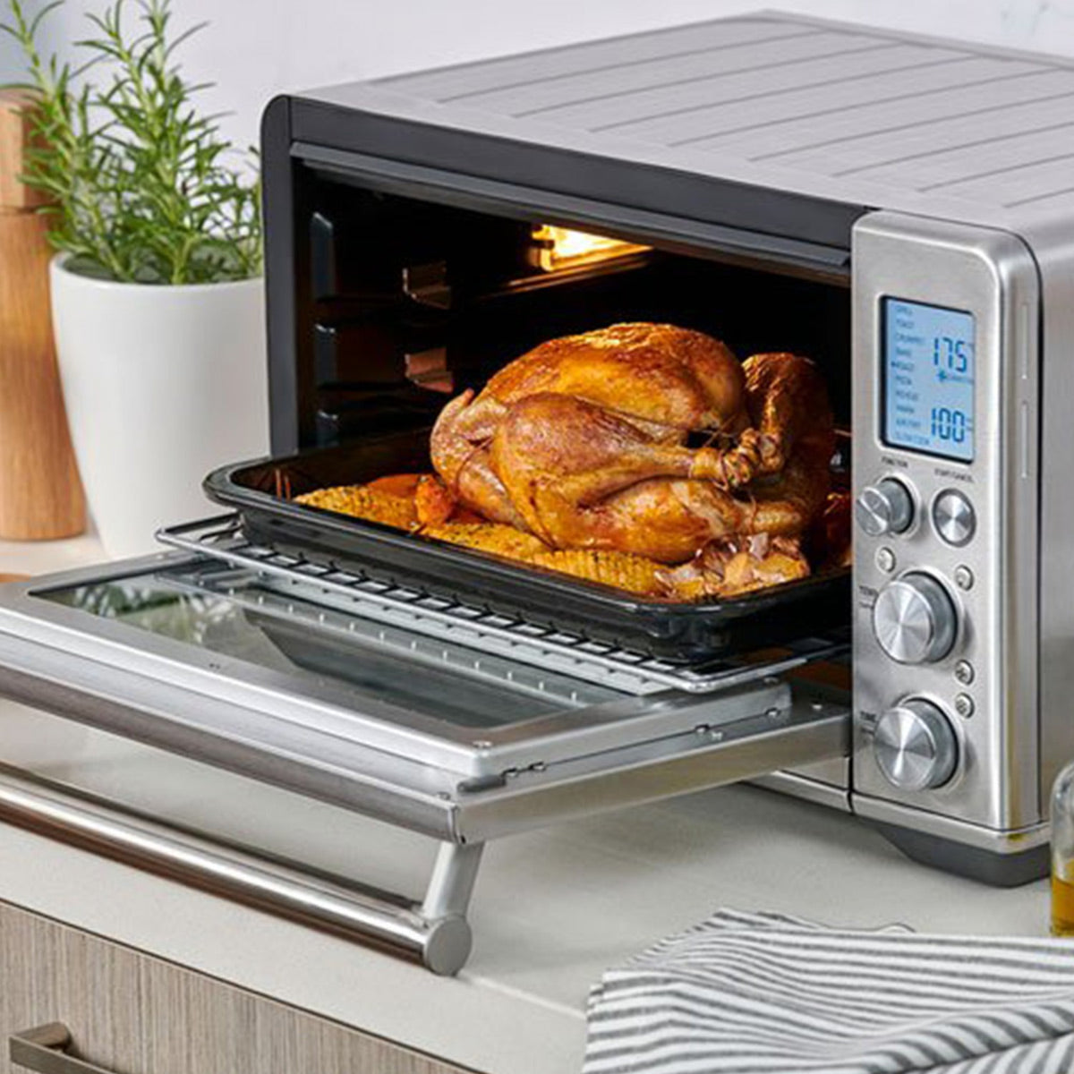 Breville Smart Oven Air Fryer, Brushed Stainless Steel #BOV860BSS1BCA1