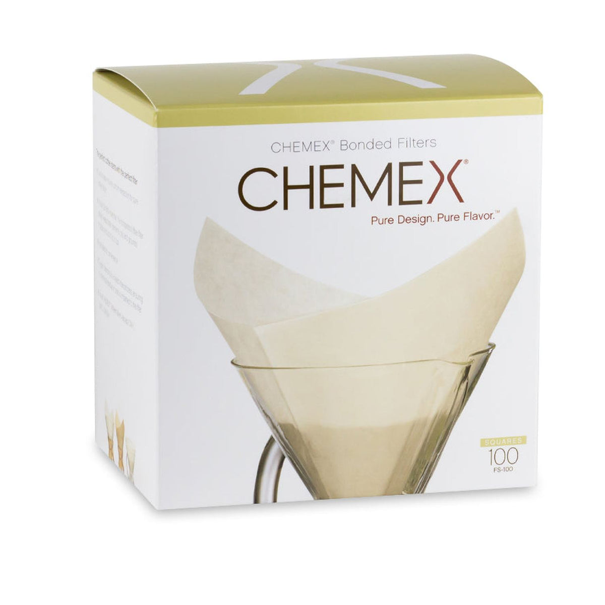 Chemex Bonded Filters FS-100 Pre-Folded Squares