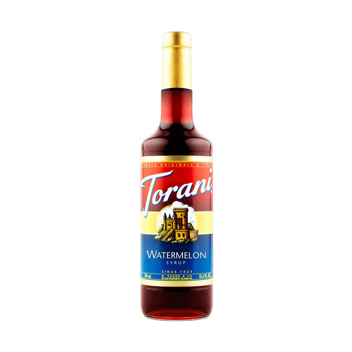 Torani Watermelon Syrup, 750ml Plastic Bottle
