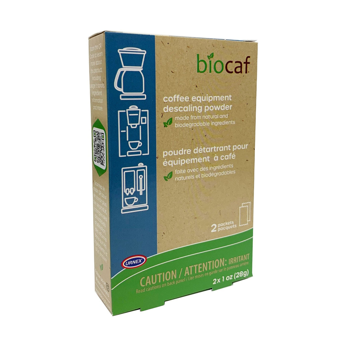 Urnex Biocaf Coffee & Espresso Equipment Descaling Powder